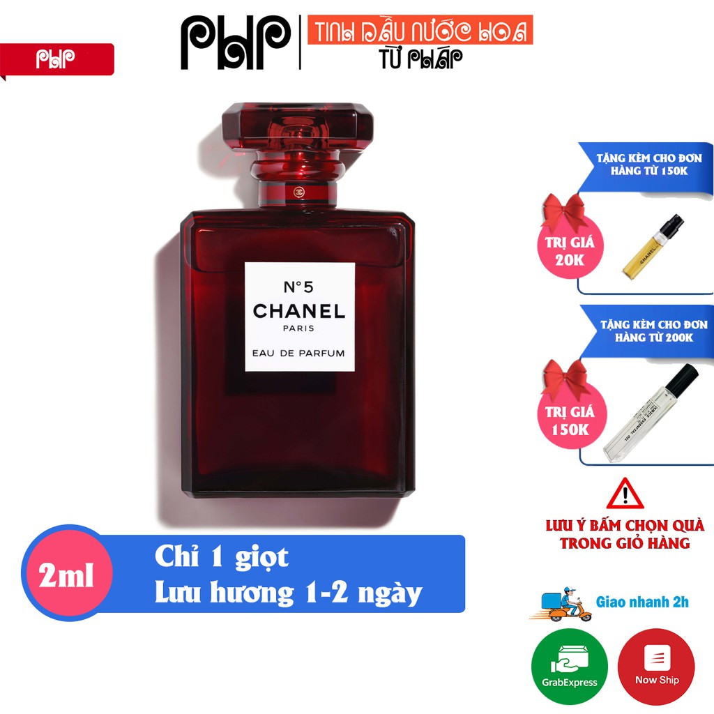 [Lưu hương 18 tiếng] Tinh dầu nước hoa bỏ túi mẫu thử 2ml PHP nam nữ hàng cao cấp thơm lâu 1 - 2 ngày (hàng Pháp | Thế Giới Skin Care