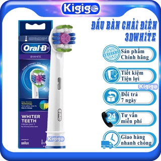 Đầu bàn chải điện Oral B 3DWhite - Loại đầu bàn chải Oral B cho răng trắng sáng ngay ngày đầu tiên sử dụng