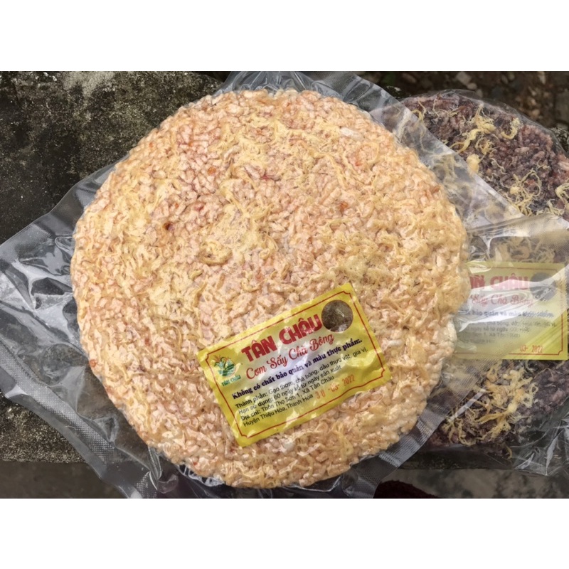 Cơm cháy chà bông, Cơm cháy chà bông ăn vặt Bon food 247 siêu ngon nhiều chà bông