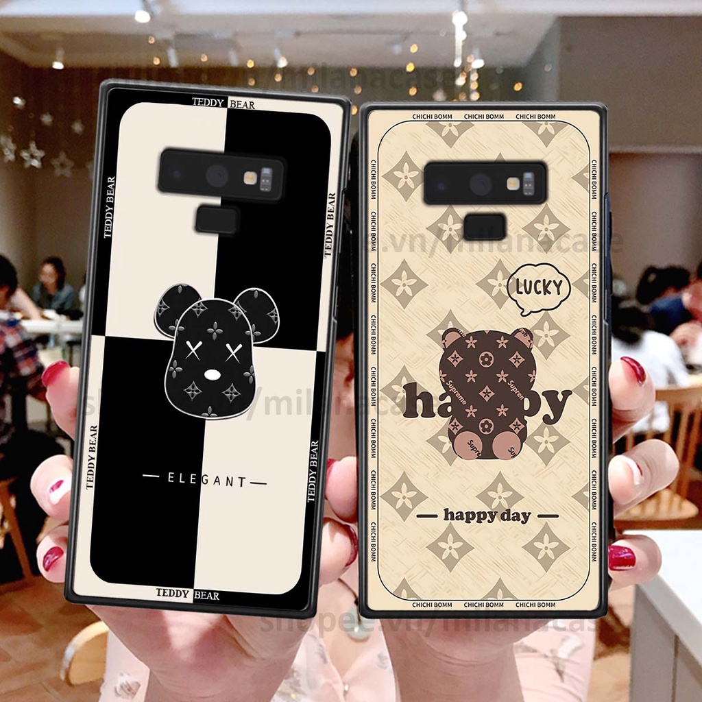 Ốp Samsung Note 9 gấu be@rBrick gấu Teddy Kaws siêu đẹp, phong cách, cá tính