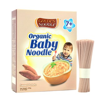 Mì sợi dinh dưỡng hữu cơ cho bé vị khoai lang 200g - Golden Noodle