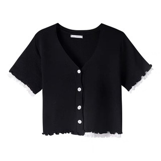 [VIDEO UNBOX] ÁO CROPTOP LEN LAYER LIỀN (sẵn)