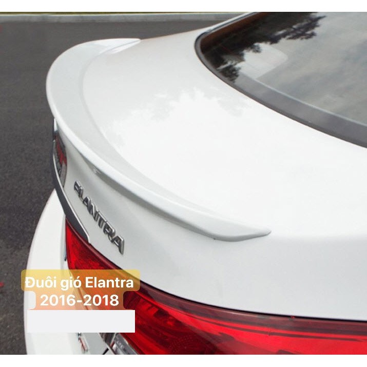 Đuôi gió liền cốp xe Huyndai Elantra 2016 -2021, tặng băng dính 2 mặt - Bản mộc chưa sơn