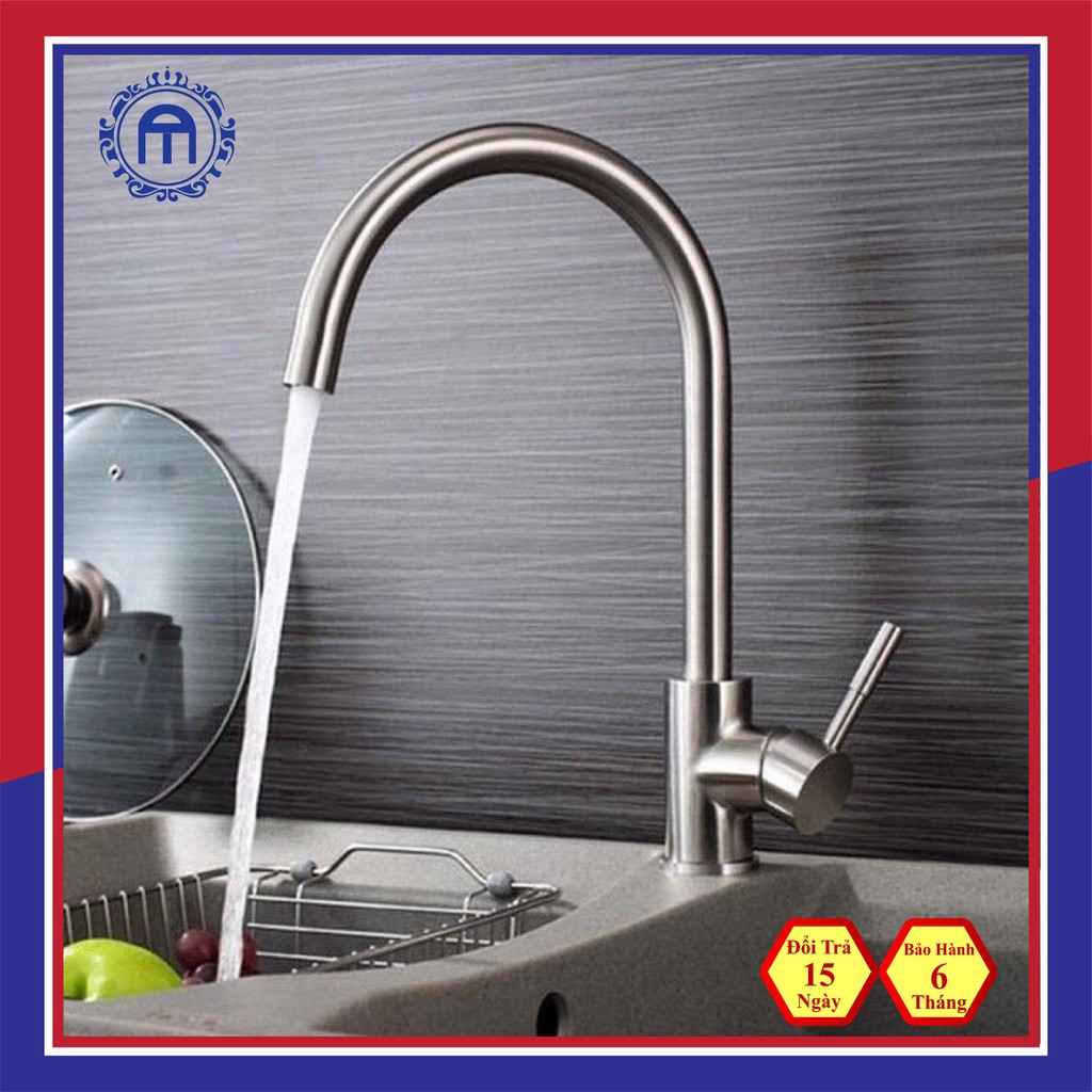 Vòi rửa chén nóng lạnh vòi rửa bát nóng lạnh inox 304 TAAN VR07