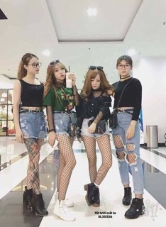 Quần tất lưới mắt to -T