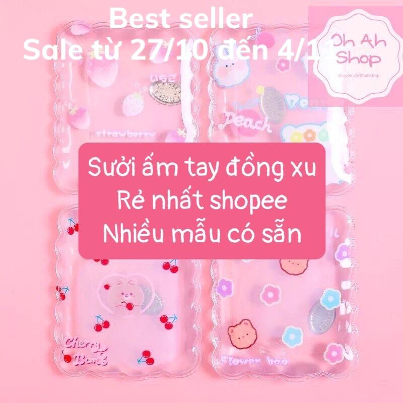 🍓 Túi Sưởi Ấm Tay Mùa Đông Mini Tái Sử Dụng Được hình đáng yêu cầm tay Túi chườm tay