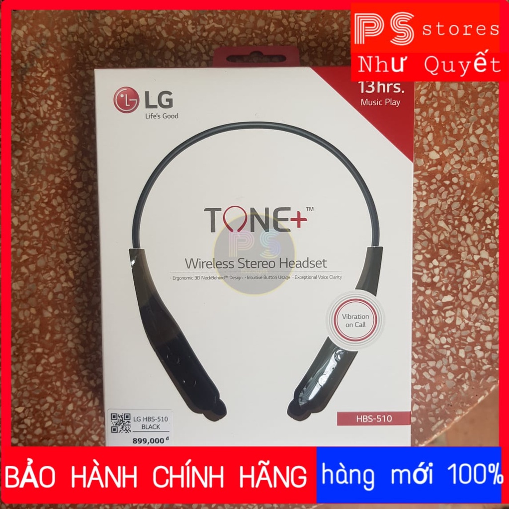 Tai nghe Bluetooth LG HBS 510 cao cấp hàng chính hãng nguyên seal và hàng cũ không vỏ
