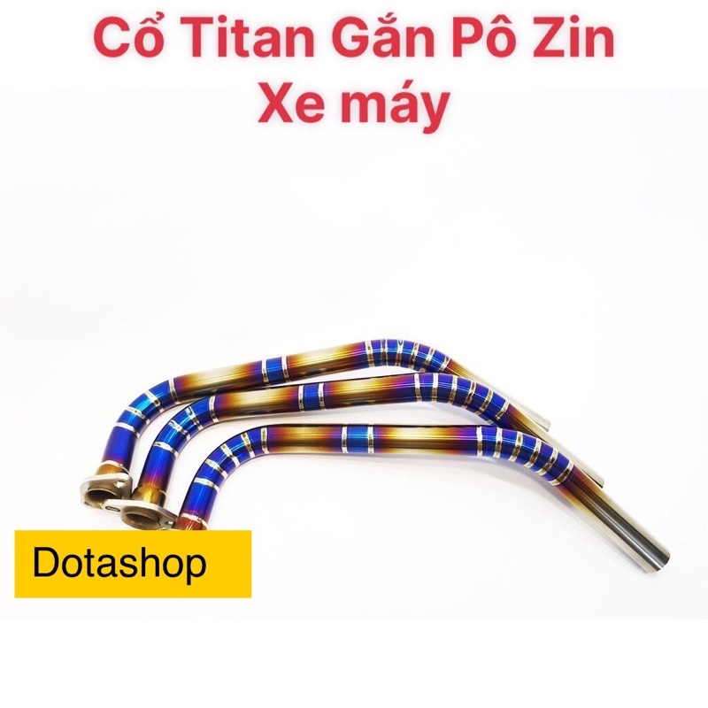 Cổ nối gắn pô zin titan sịn các dong xe exciter /winner winnerx / R15 cực đẹp