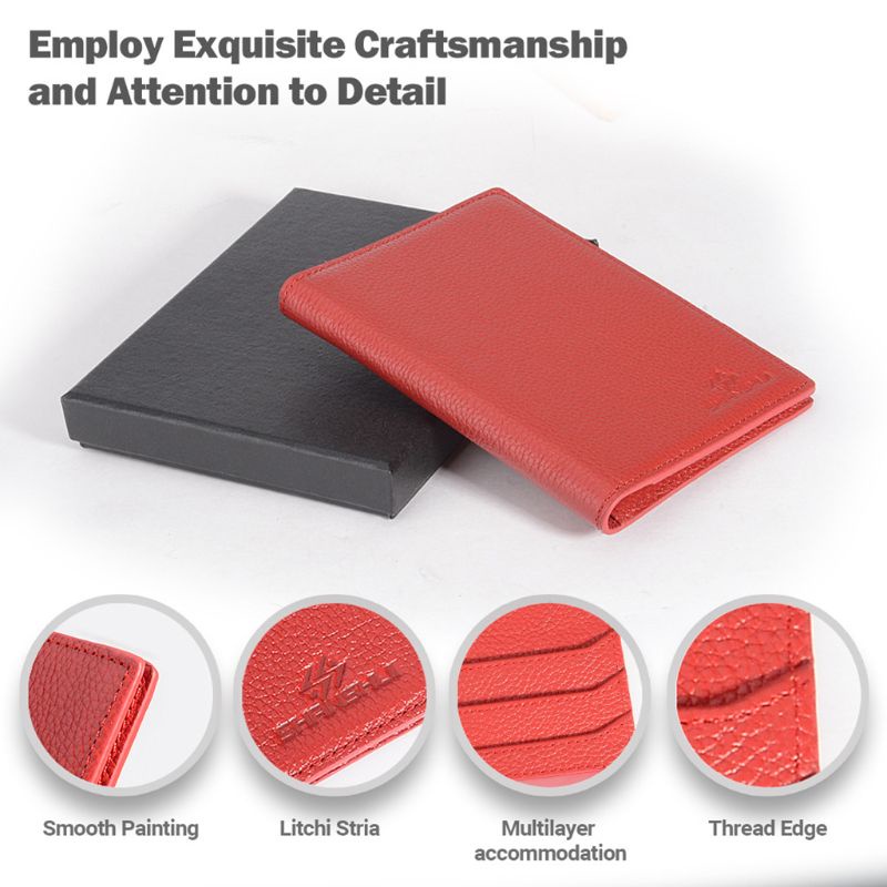 Ví Da Đựng Hộ Chiếu Và Thẻ Tín Dụng Du Lịch Tiện Lợi