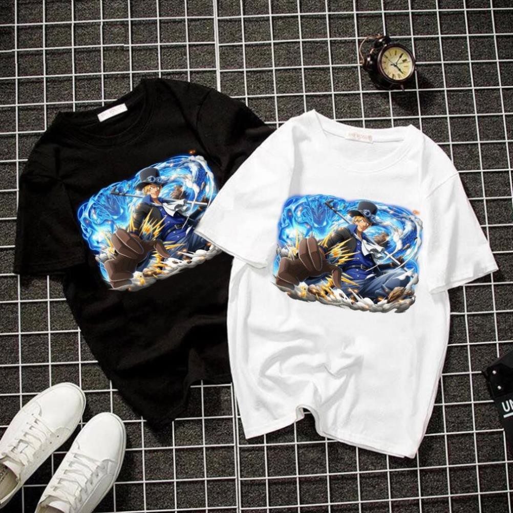 Áo Thun One Piece Cool Ngầu Sabo Long Chảo Thủ