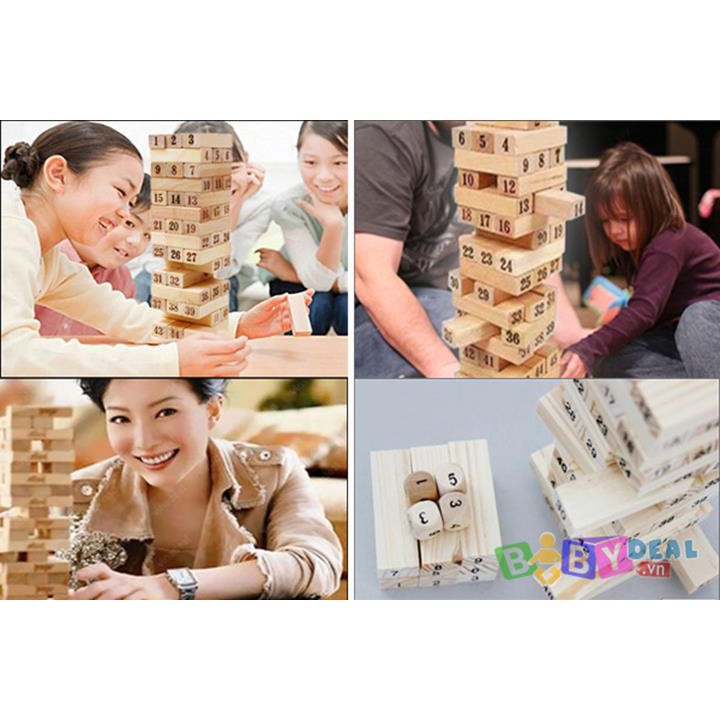 Combo 2 Đồ chơi rút gỗ thông minh giúp trẻ sáng tạo(Retoanquoc)