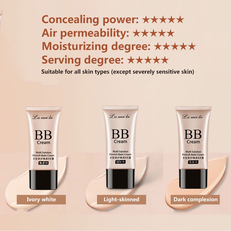 Kem Nền Trang Điểm Dưỡng Ẩm BB Cream Moisturing Lameila 50g LMN