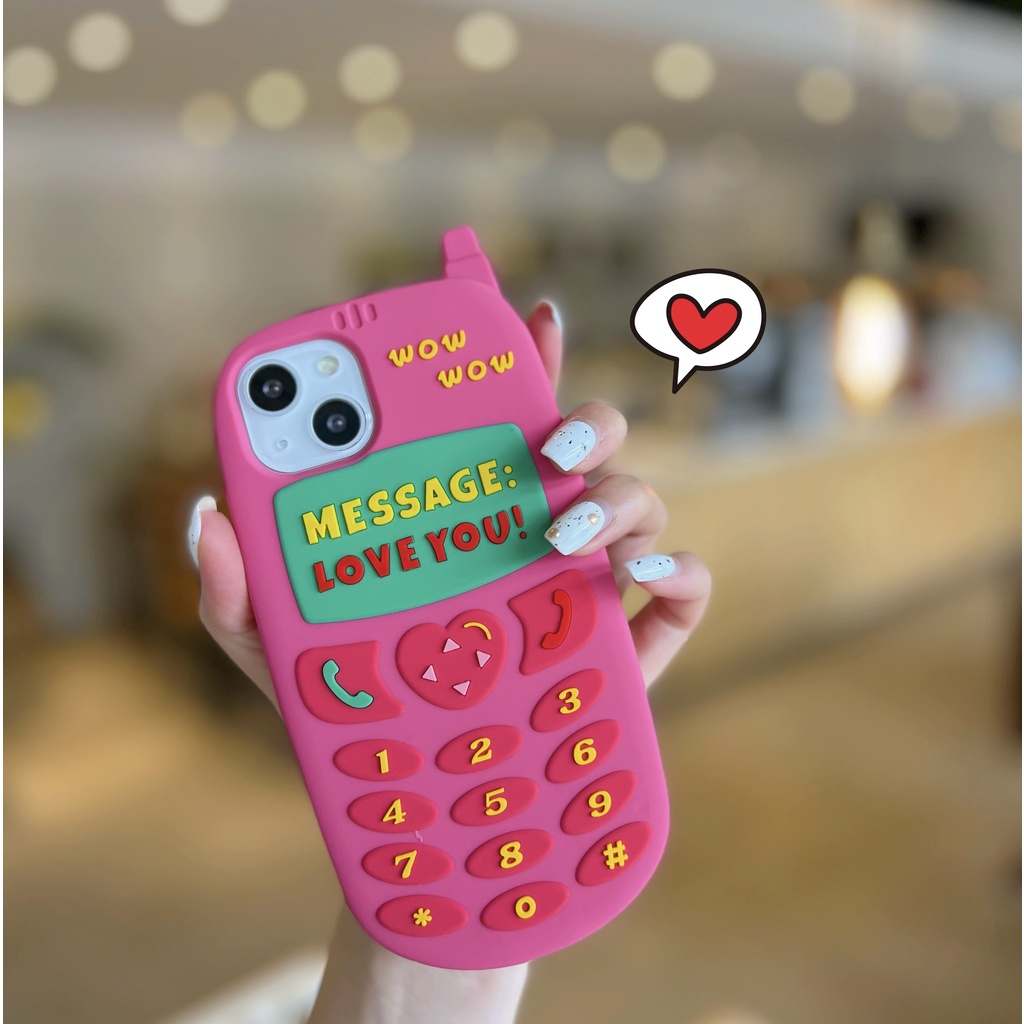 Ốp Điện Thoại Mềm Chống Sốc Họa Tiết Hoạt Hình Cho iPhone 6 7 8Plus X XS XR 11 12 13promax