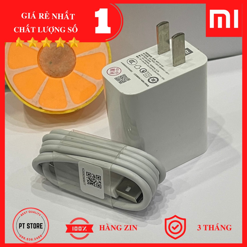 Bộ sạc nhanh Xiaomi: Củ sạc nhanh xiaomi 18w - 22W - 27W và dây cáp type C  Xiaomi chính hãng, hàng zin siêu tốt