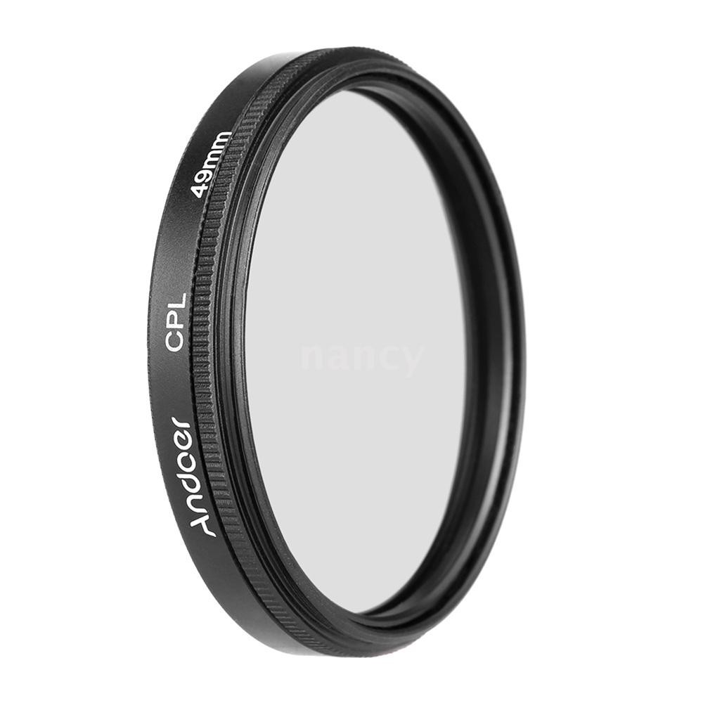 Kính lọc hiệu ứng Andoer 49mm CPL chuyên dụng dành cho ống kính Canon Nikon Sony DSLR