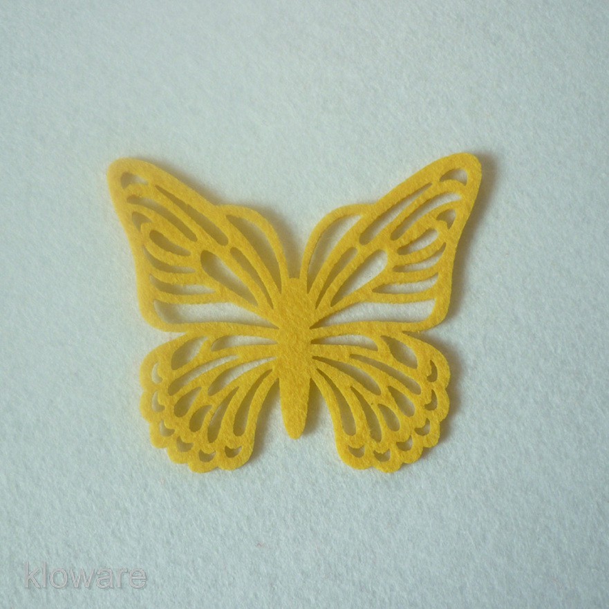 Bộ 4 Đế Lót Ly Chịu Nhiệt Hình Bướm Phục Sinh