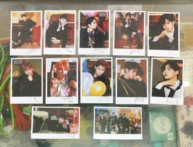 Bộ card polaroid WANNAONE 12 tấm /1 bộ : combo 2 bộ ngẫu nhiên