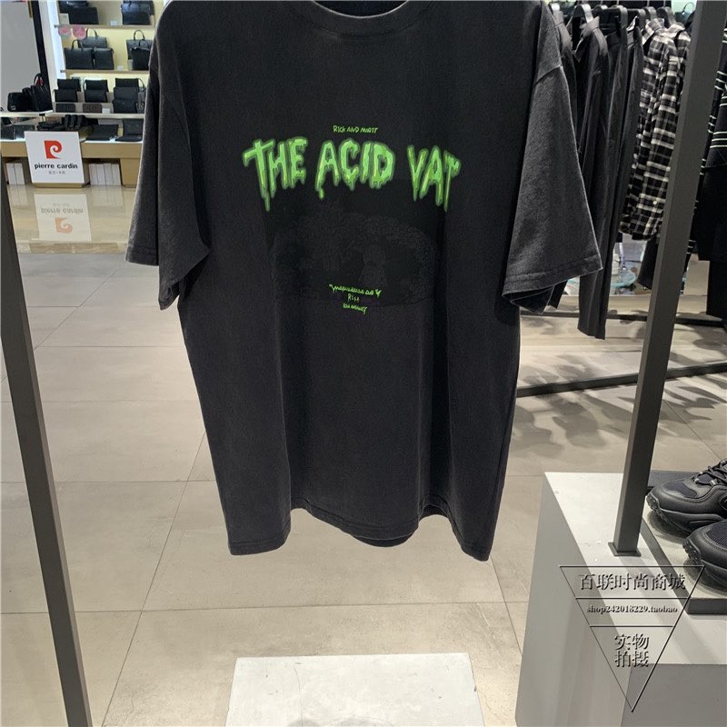 Áo thun tay lỡ The Acid  , áo phông cotton nam nữ unisex , Cocmer_vn