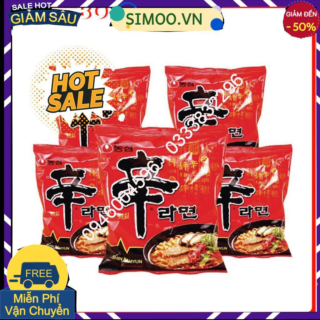 💥 ⚡ SẢN PHẨM YÊU THÍCH 💥 ⚡ COMBO 5 GÓI MÌ CAY NƯỚC SHIN RAMYUN HÀN QUỐC 💥 ⚡