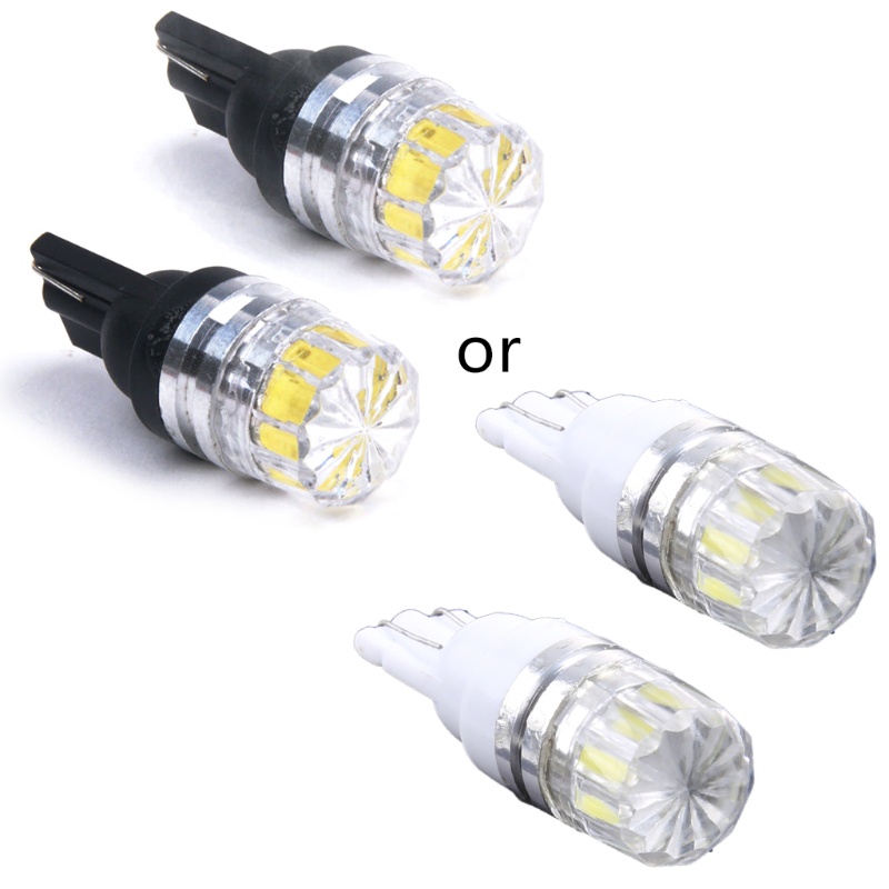 Đèn LED T10 5050 W5W 5 SMD 194 168 Ánh Sáng Trắng Siêu Sáng Chống Thấm Nước Trang Trí Nội Thất Xe Hơi