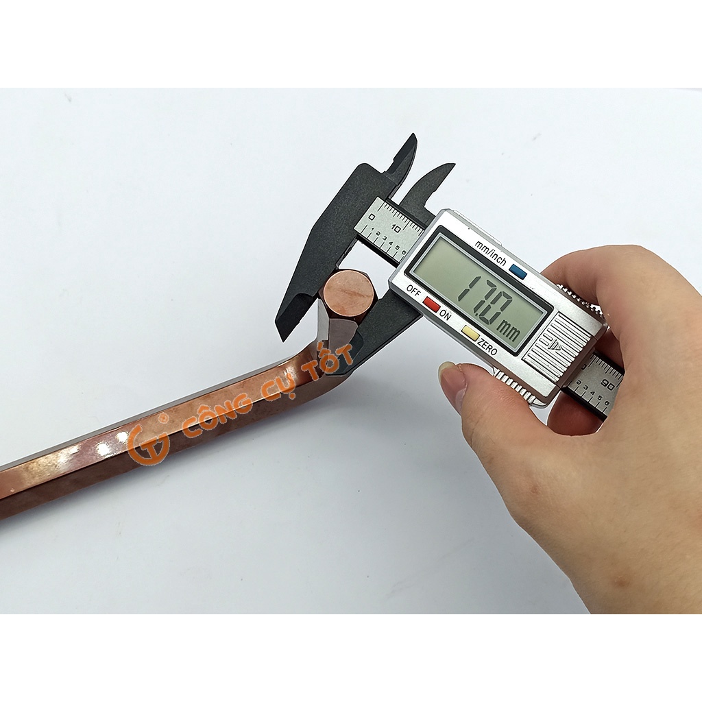 Lục giác đầu bi (14mm,17mm,19mm) Kapusi chữ L xi nâu