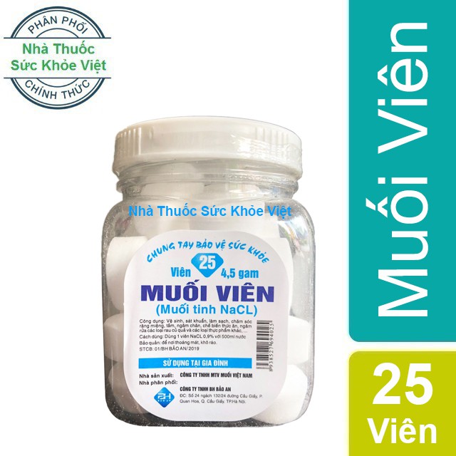 Viên Muối Tinh NaCl