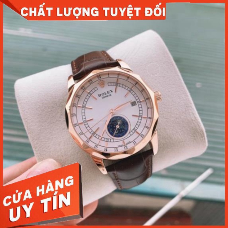 Đồng Hồ Nam RoLex Sapphire RA028 Case 42mm Cạnh Vát Máy cơ Automatic Nhật