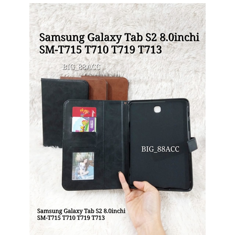 Ốp Lưng Chất Liệu Da Cho Samsung Galaxy Tab S2 8.0 Inch SM-T715 T710 T719 T713