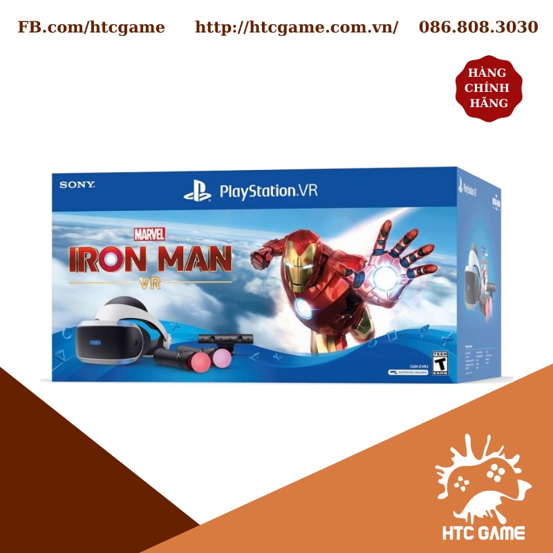 Bộ Kính Thực Tế Ảo PSVR Iron Man Bundle - Hàng Chính Hãng