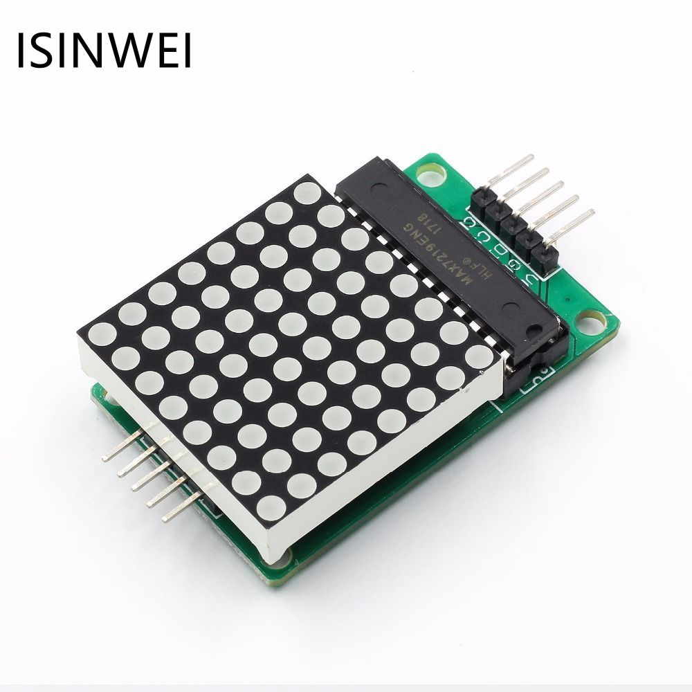 Mô Đun Điều Khiển Ma Trận Đèn Led Max7219 Mcu 5v Đầu Ra 8x8