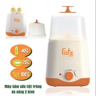 Máy hâm sữa siêu tốc 2 bình Fatzbaby