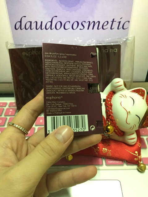 [vial] Nước hoa Calvin Klein Euphoria CK Euphoria EDP 1.2ml | BigBuy360 - bigbuy360.vn