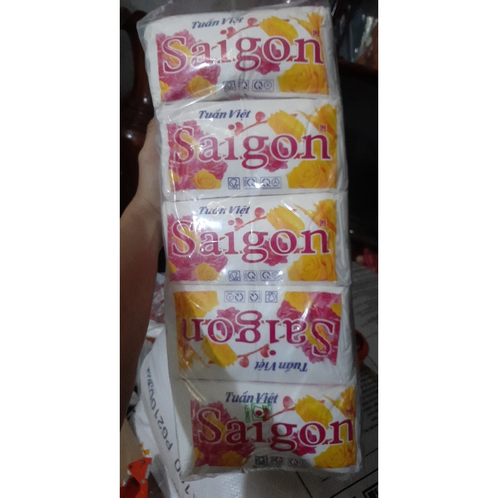 Khăn giấy rút Sài Gòn, khăn giấy bỏ hộp, giấy cao cấp dành cho quán ăn, giấy khô 2.2kg