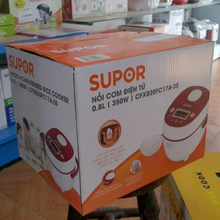 Nồi cơm điện tử mini 0,8 Lit Supor CFXB20FC17A-35