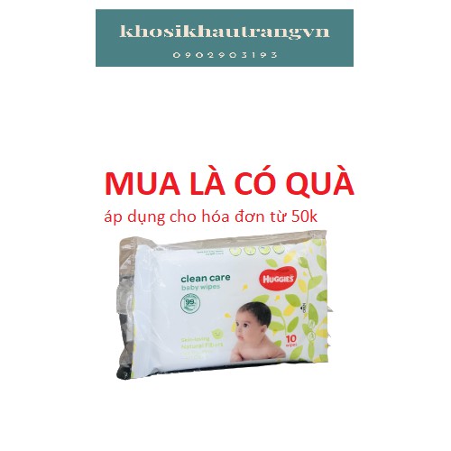 Khăn ướt Huggies bịch 10 miếng