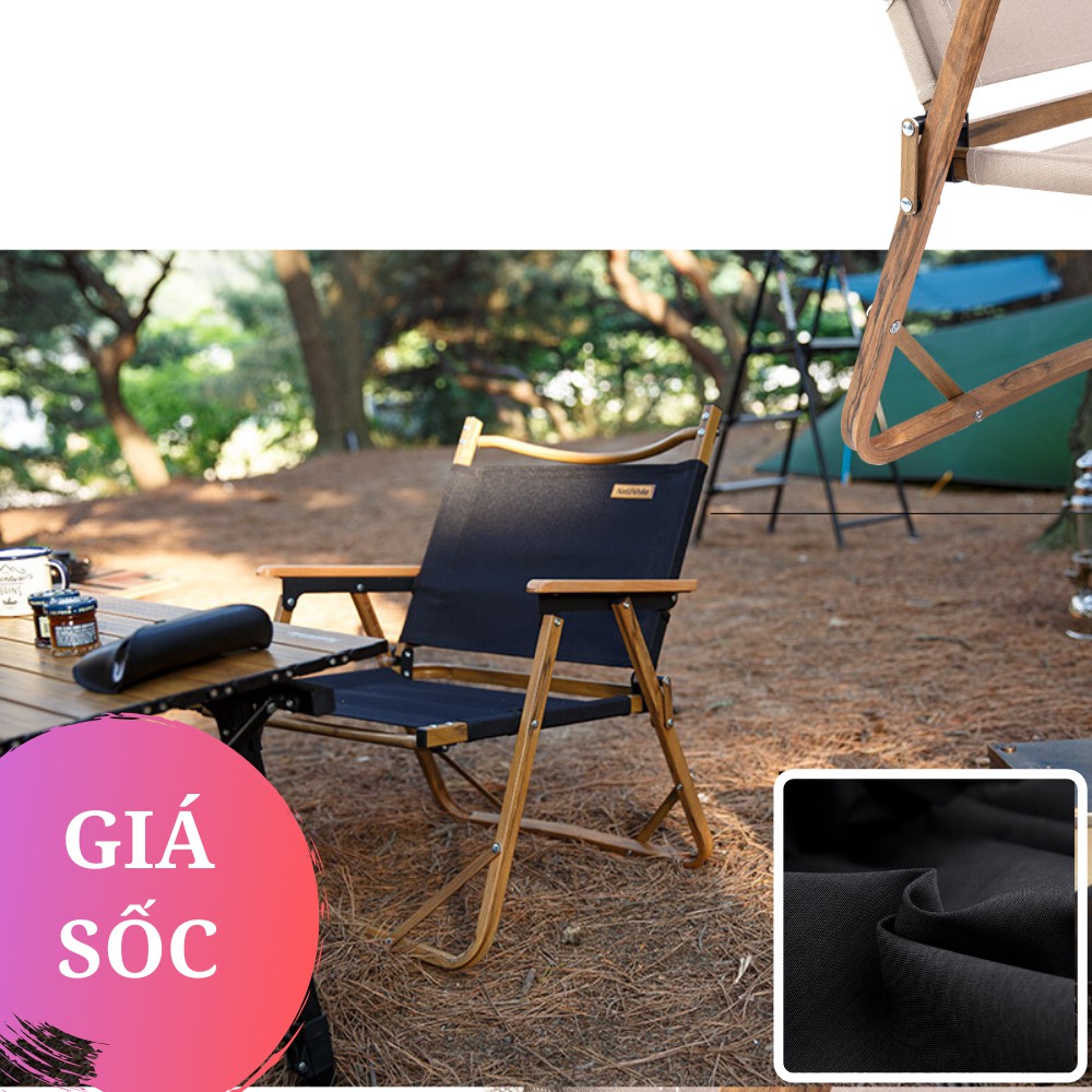 Ghế Dã Ngoại Du Lịch Cắm Trại Picnic Đọc sách Ngủ Trưa Cầm Tay Có Tựa Siêu Nhẹ NatureHike NH19Y002-D