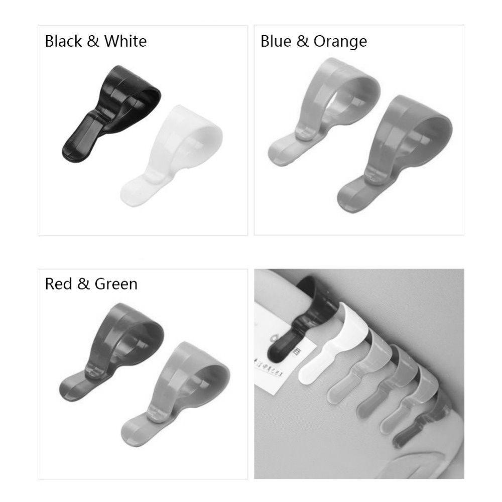 Set 2 Kẹp Giữ Mắt Kính Gắn Tấm Che Nắng Tiện Dụng Giá Đỡ