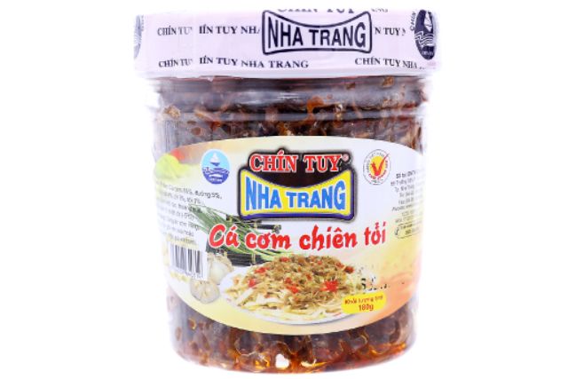 Cá cơm chiên tỏi ăn liền