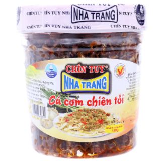 Cá cơm chiên tỏi ăn liền