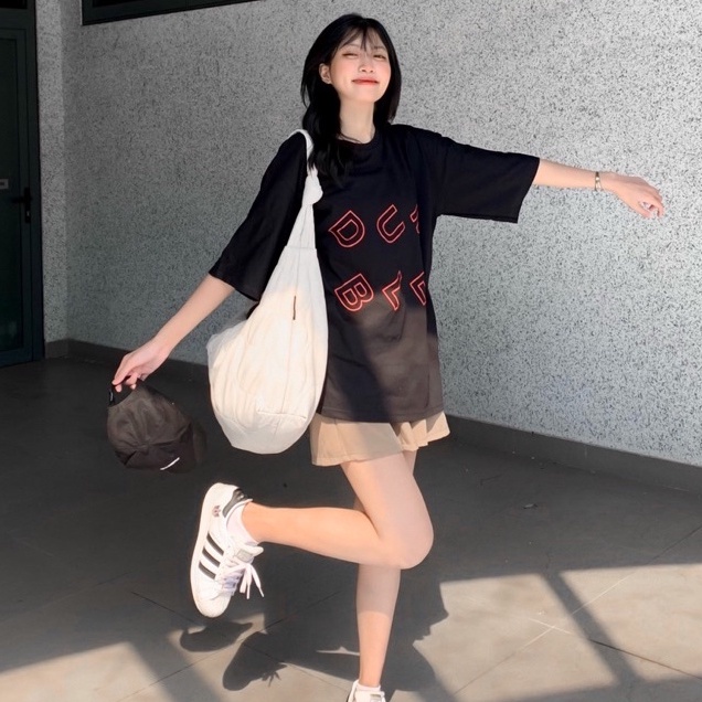 Áo thun tay lỡ - Áo phông nữ form rộng, chất liệu cotton Homies unisex in hình DUMBLE