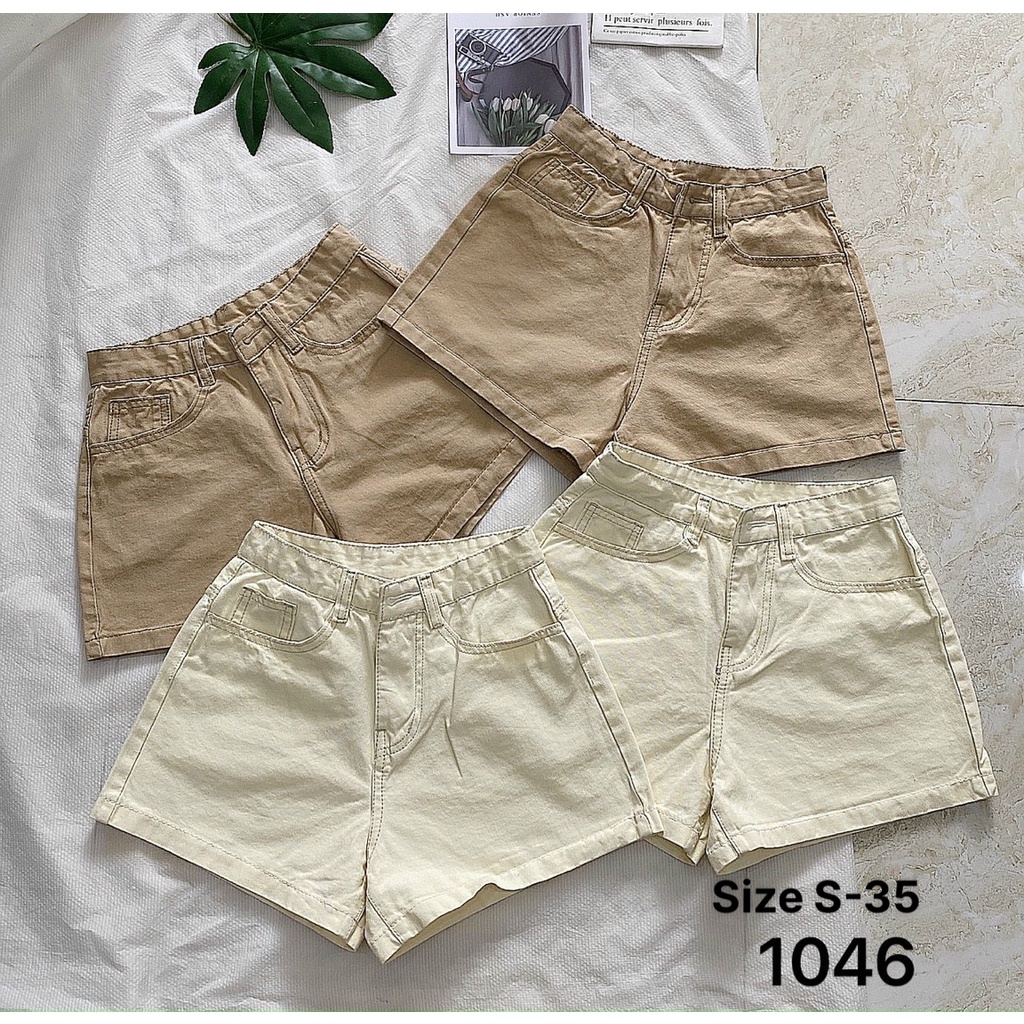 quần short kaki nữ siêu hot 3 màu ms1046