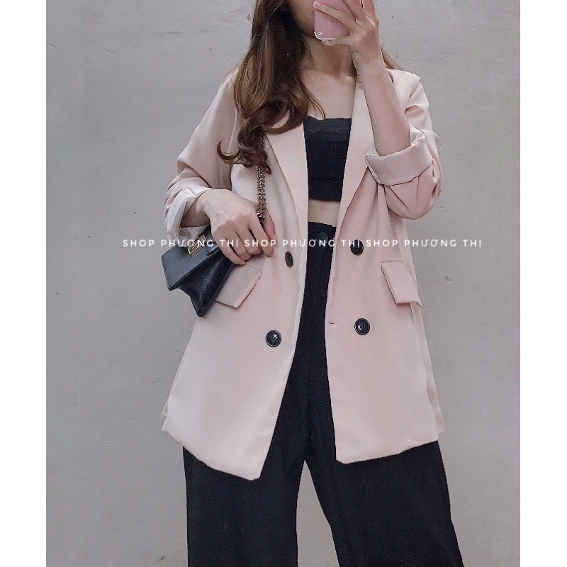 Áo blazer 2 lớp - áo vest nữ (hình shop chụp/sẵn) | BigBuy360 - bigbuy360.vn