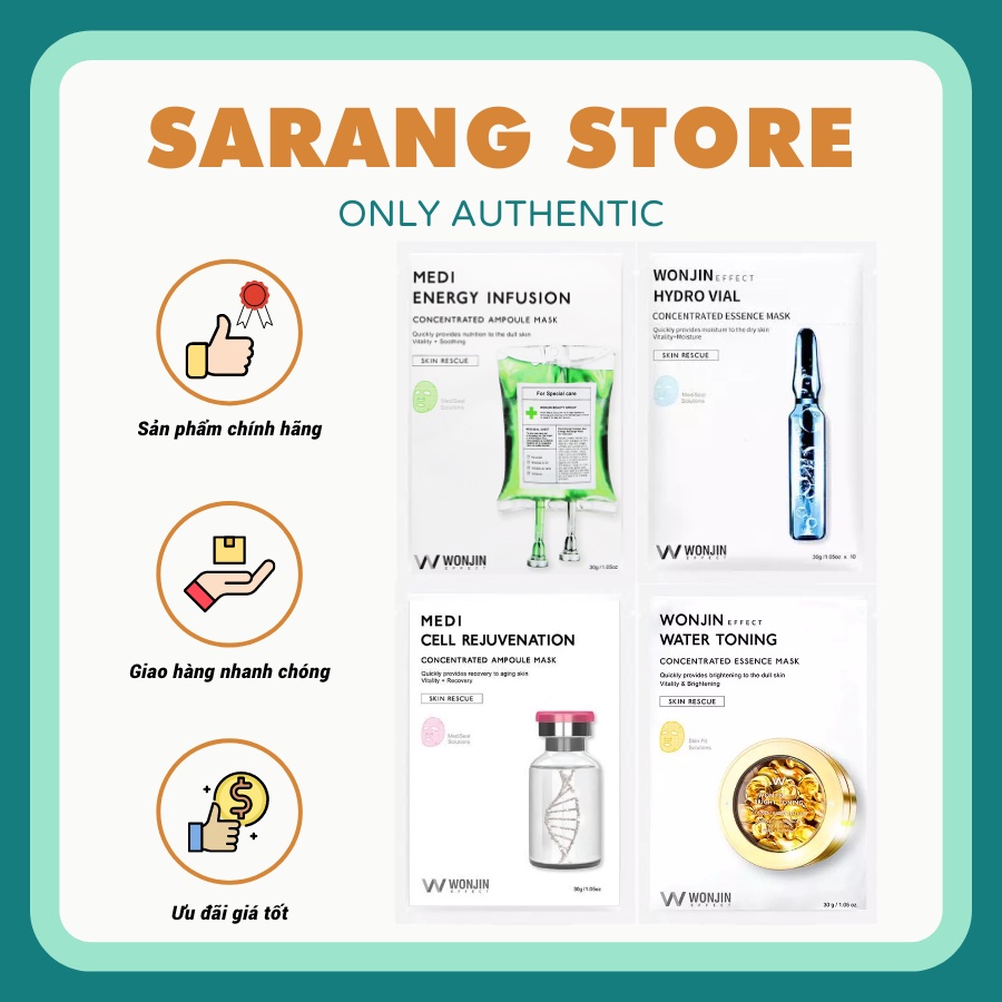 Mặt nạ giấy Dưỡng da Dr. WONJIN [Sarang Store]