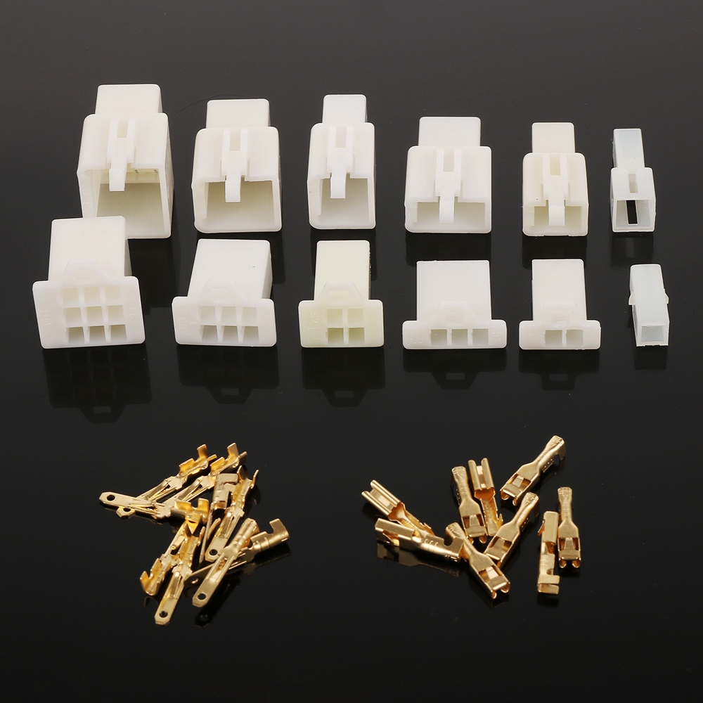 Bộ 1/5/10 Bộ Đầu Nối Dây Cáp Xe Đạp Điện 1/2/3/4/6/9P