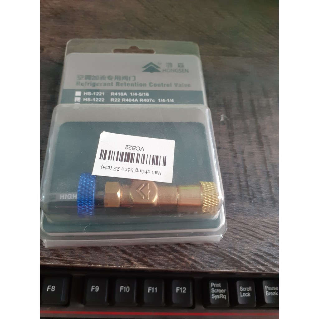 Van chống bỏng gas 22