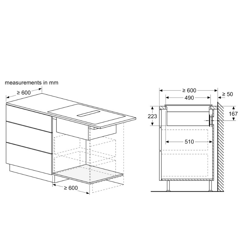 [FREESHIP HCM] Bếp Từ Kết Hợp Hút Mùi Bosch HMH.PVQ731F15E (Series 6) - 70cm