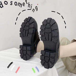 (CÓ SẴN + ảnh thật) Giày oxford ulzzang da độn đế lạ