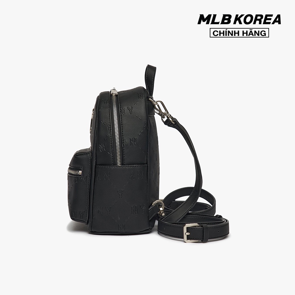 MLB - Balo mini phom chữ nhật Monogram Diamond Embo 3ABKS051N-50BKS