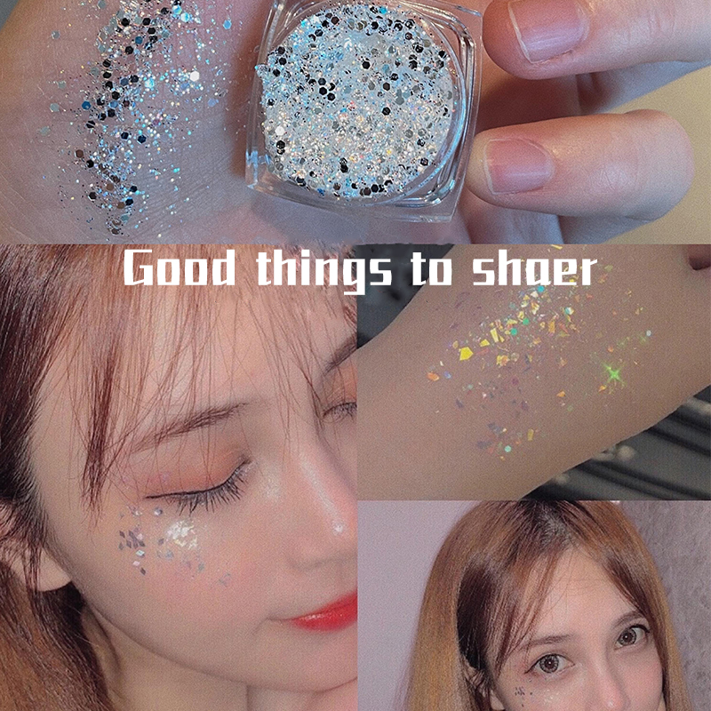 (Hàng Mới Về) Phấn mắt Gel Kim Tuyến Lấp Lánh Trang Trí Móng Tay Ấn Tượng | BigBuy360 - bigbuy360.vn