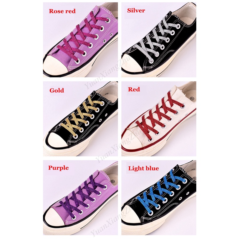 Dây Giày Không Cần Buộc Co Giãn Nhiều Màu Sắc Cho Trẻ Em Và Người Lớn